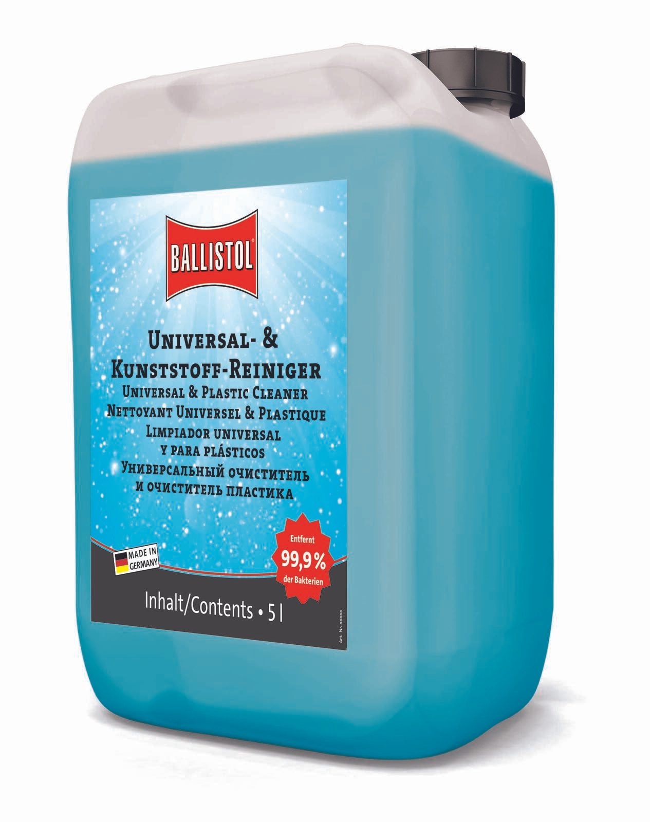 BALLISTOL Kunststoffreiniger 5,0 l BALLISTOL Kunststoffreiniger 5,0 l